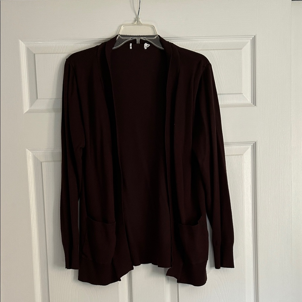 Chocolate brown cardigan